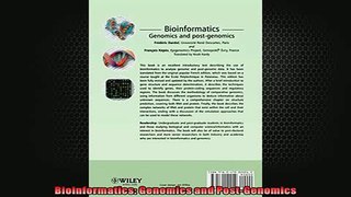 DOWNLOAD PDF  Bioinformatics Genomics and PostGenomics FULL FREE