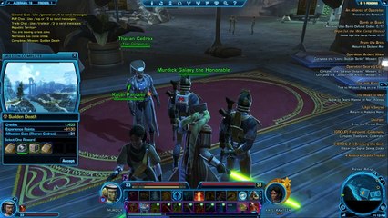 star wars: the old republic - the jedi way - some gameplay and talking about the game