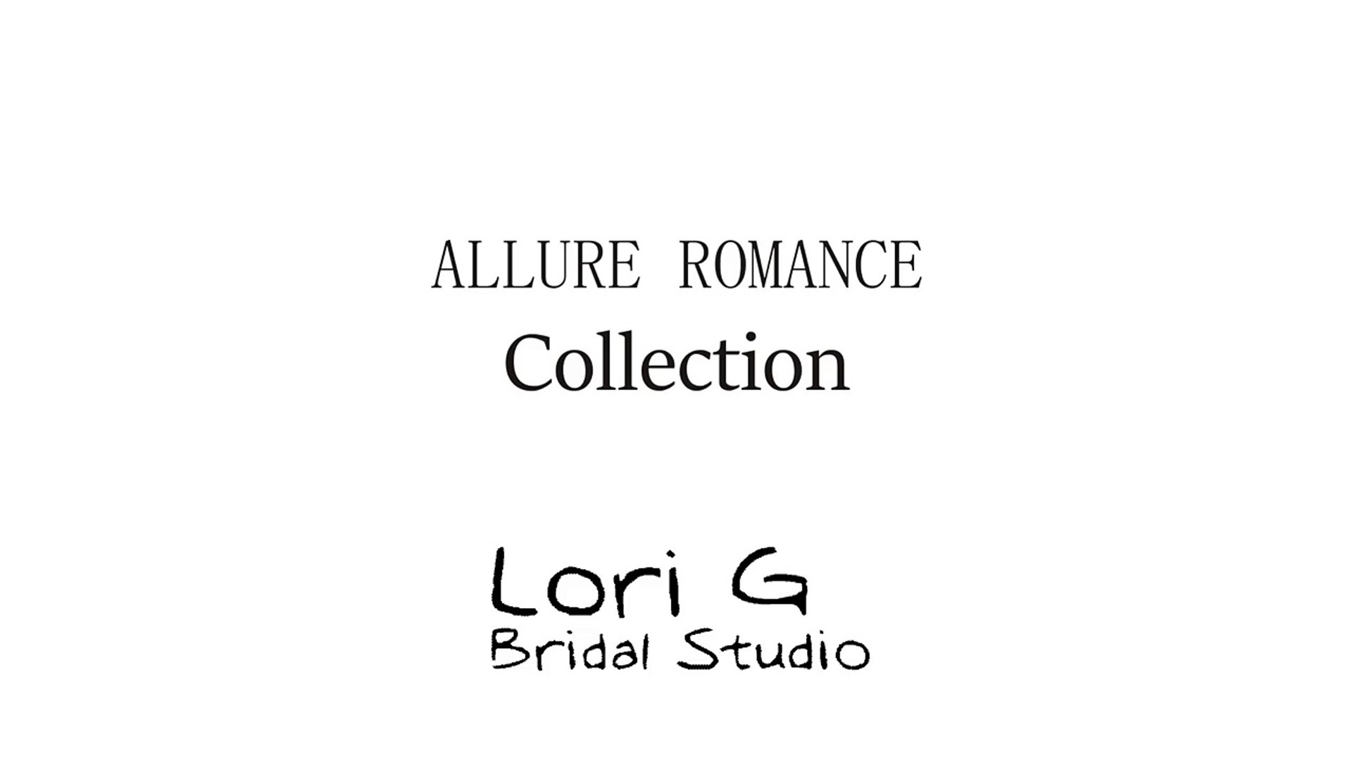 The Allure Romance Wedding Dress Collection From Lori G Bridal