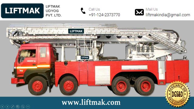 Fire Fighting Platforms, Hydraulic Access Platforms - liftmak.com