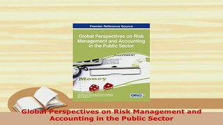 PDF  Global Perspectives on Risk Management and Accounting in the Public Sector Download Full Ebook