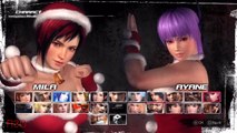 Dead or Alive 5 Versus Mode - Christmas Mila Vs. Christmas Ayane {Naughty Girl Oufit}