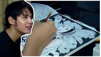 Lukis Wajah Clara Hati Aliando Adem - Cumicam 07 April 2016