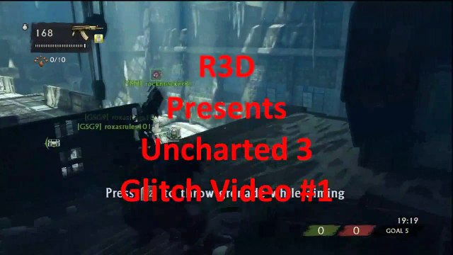 Uncharted 3 Glitches That Work Video #2 - Spinning Treasure & Out of the Map Glitches