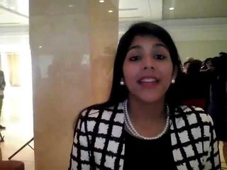 Edmavi González, representante panameña en diálogo de jóvenes