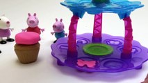 Peppa Pig Play Doh Cupcake Tower Playset Playdough Hasbro Toys How to make Playdough Cupcakes Part 8