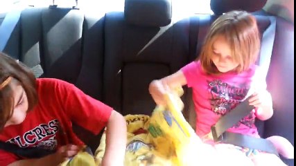 Their Dad Put A Box In The Backseat With Them...Then They Saw What Was Inside!