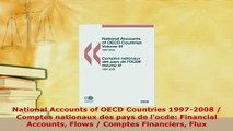 PDF  National Accounts of OECD Countries 19972008  Comptes nationaux des pays de locde Download Online