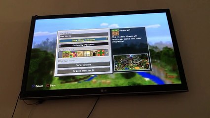 How to make a flat world on Minecraft Xbox or PS4