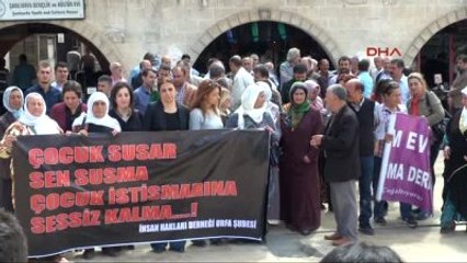 Şanlıurfa'da Çocuk İstismarına Tepki Eylemi