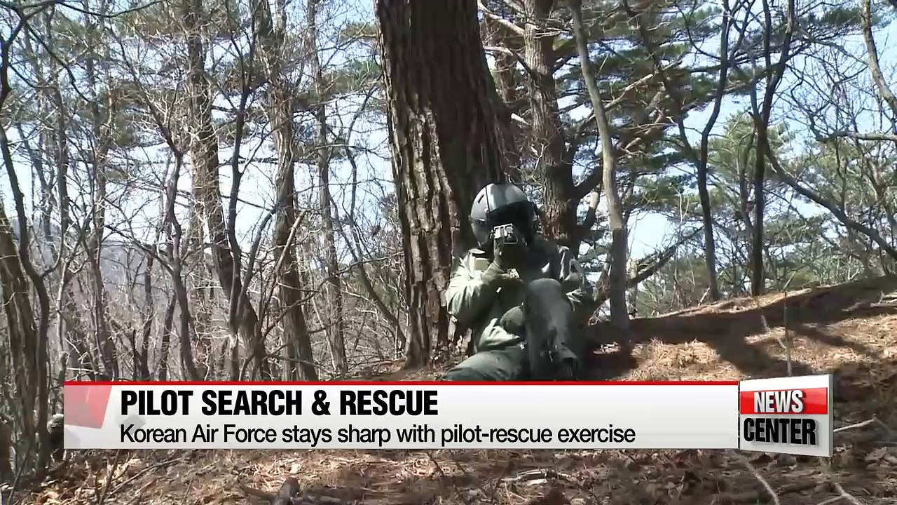 Korean Air Force stays sharp with pilot-rescue exercise