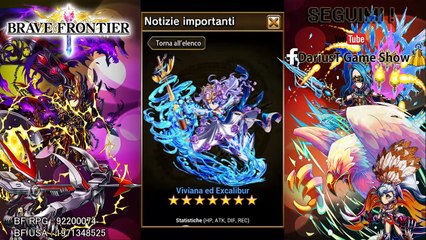 Brave Frontier RPG Ep.71 - Annuncio 500 ISCRITTI !!! (Viviana - Parsifal - Artù)