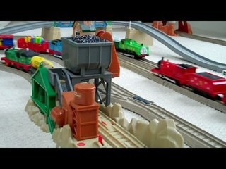 TRACKMASTER TRAIN SET James Spencer Duck Thomas The Tank Engine Kids Toy Train Set Thomas The Tank