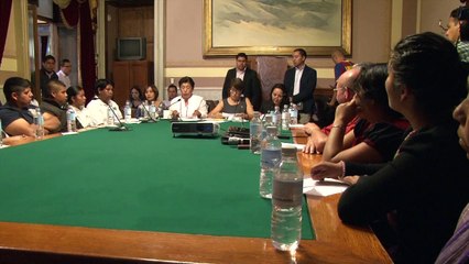 Comisión de Derechos Humanos recibió a indígenas del Estado