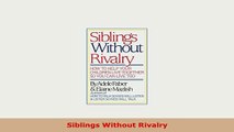 PDF  Siblings Without Rivalry PDF Full Ebook