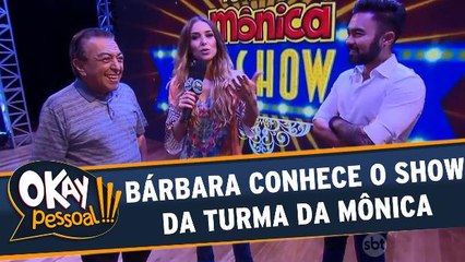 Bárbara Koboldt vai conhecer o Turma da Mônica Show