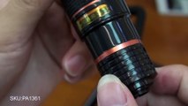 8X Zoom Universal Mobile Phone Telescope Long Focal Camera Lens w- Mini Tripod