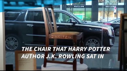 J.K. Rowling's Chair Sells for Nearly $400,000 at Auction