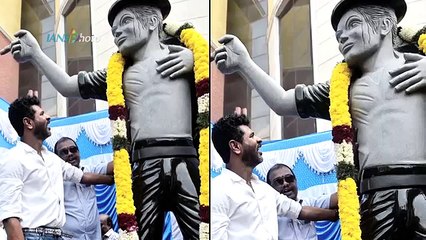 Watch -  Tallest Statue Of Michael Jackson In Chennai - Unveiled By Prabhudheva