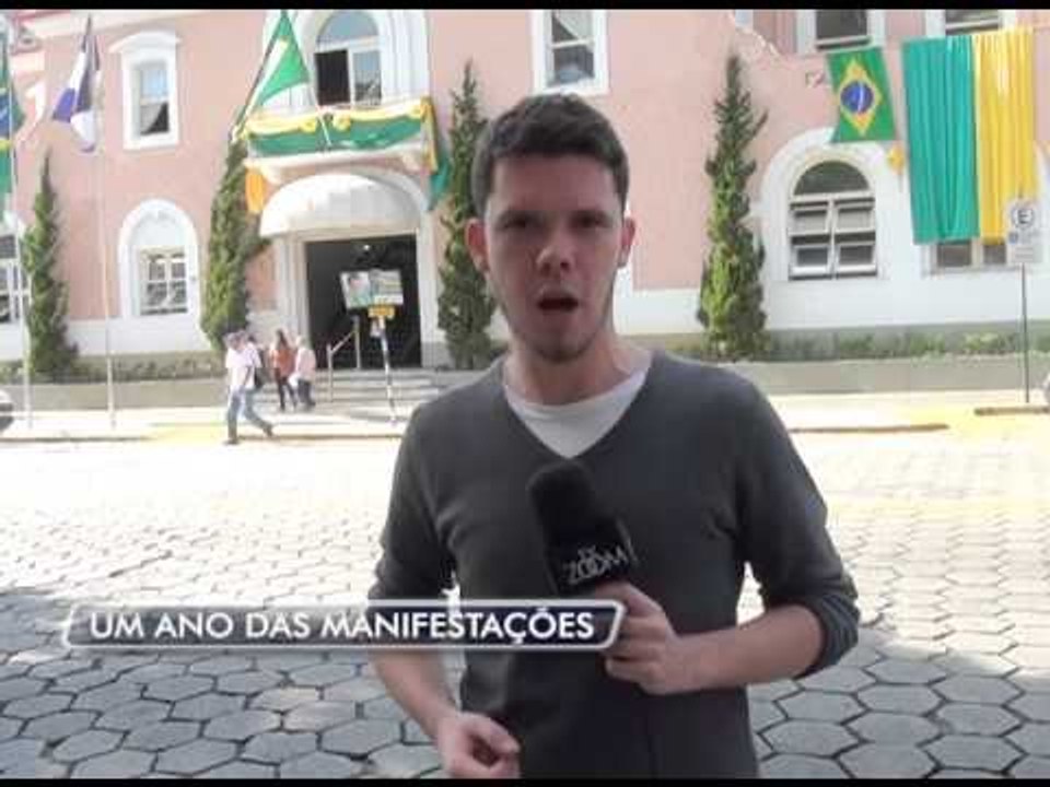 19-06-2014 - UM ANO DAS MANIFESTAÇÕES - ZOOM TV JORNAL