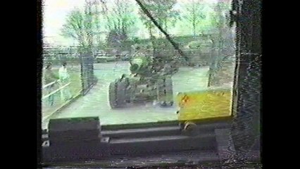 Werl départ du canon 8 pouces 1986