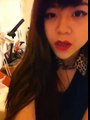 Asian girl singing like a retard