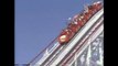 Retro Colossus Roller Coaster POV Six Flags Magic Mountain 1980s Wooden Rollercoaster