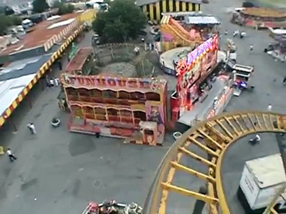 Mega Blitz Roller Coaster POV Coney Beach UK