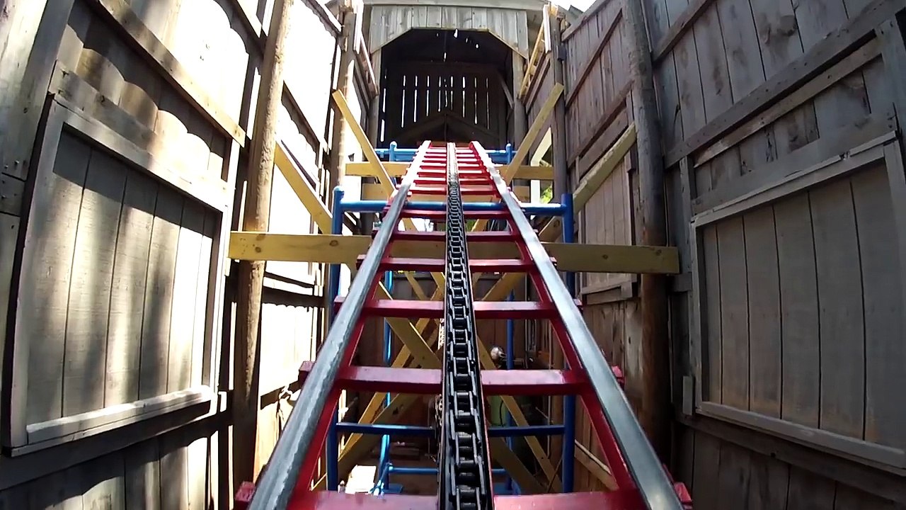 OMG XTREME Wild Kitty Roller Coaster POV Frontier City Oklahoma City