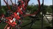 X-Flight POV B-Roll Roller Coaster Six Flags Great America 2012 B&M Wing Rider