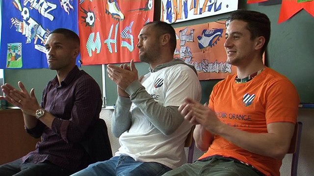 Le MHSC sur les bancs de l'école à Aigues-Mortes