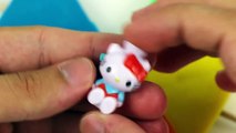 Play Doh 2016 Surprise Eggs opening Peppa Pig Cars Frozen Disney lollipops Toys