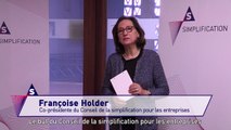 Simplification : Françoise Holder, co-présidente du Conseil de la simplification pour les entreprises