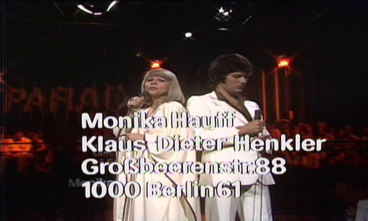 Monika Hauff & Klaus-Dieter Henkler - Als ich dich heute wiedersah 1977