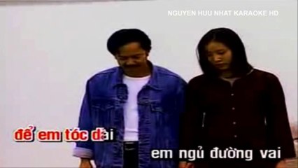 Karaoke Để Tóc Nàng Ngủ Yên Chế Linh Beat Chuẩn