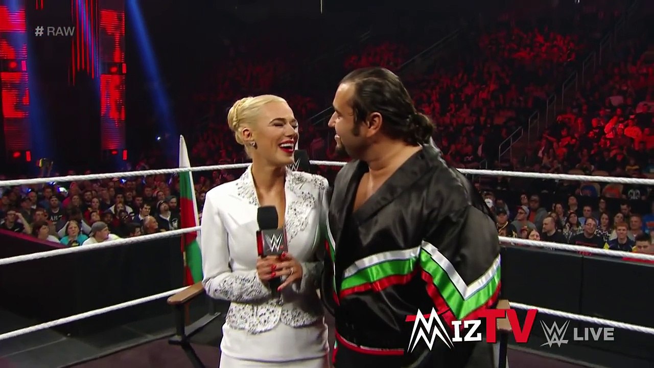 Rusev and Lana heat up “Miz TV“׃ Raw, November 30, 2015
