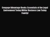 PDF Cengage Advantage Books: Essentials of the Legal Environment Today (Miller Business Law