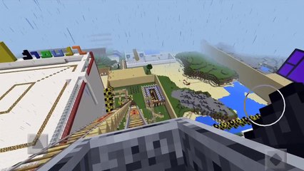 Minecraft PE Best Roller Coaster!!!!!!!!
