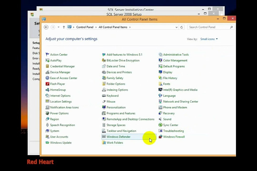 How to install SQL 2008 on Windows 8.1 Pro