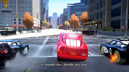 Spiderman Songs Nursery ♪ Doodle dee doo ♪ Lightning McQueen [HD]