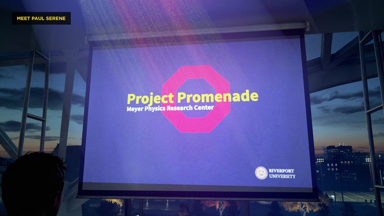 Quantum Break - Riverport University Experiment: Project Promenade Paul Serene Presentation Sequence Xbox One