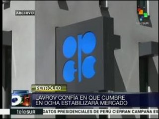Lavrov espera que cumbre OPEP ayude a estabilizar precios del petróleo