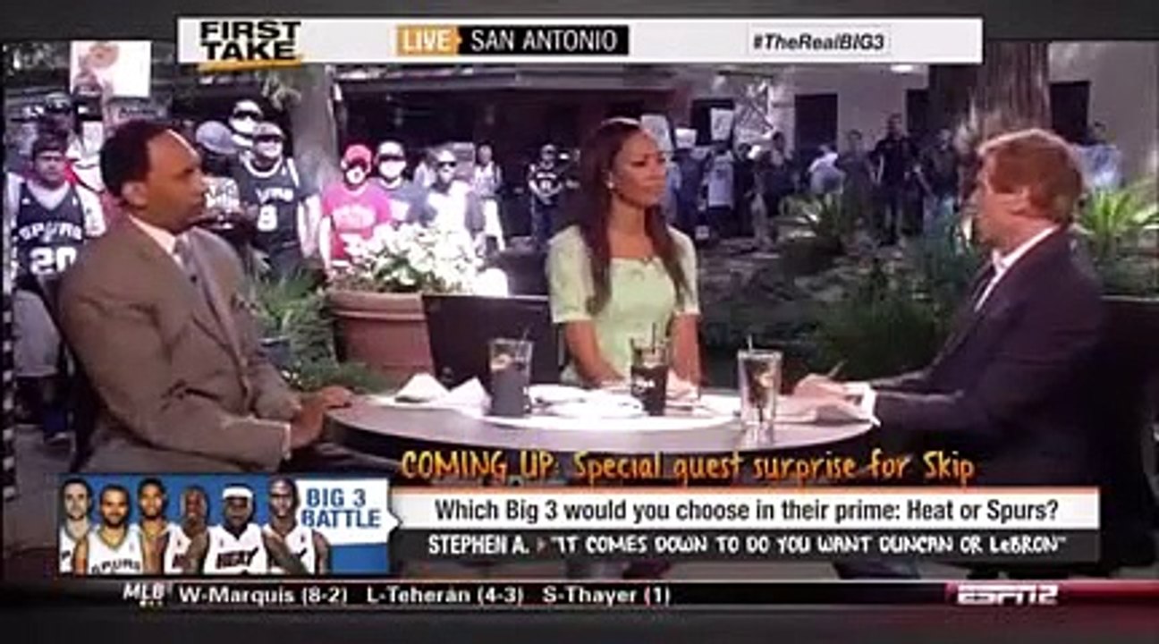 Skip Bayless says Tim Duncan is better than Lebron James   ESPN First Take