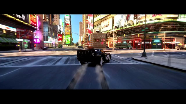 Disney Toy Story Woody, Buzz Lightyear & Lightning McQueen (Rayo McQueen) Slide and Jumps Time!