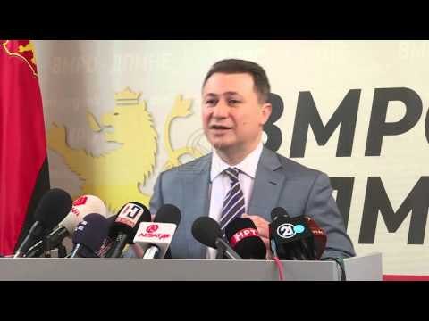 Gruevski i vendosur, zgjedhje më 5 qershor