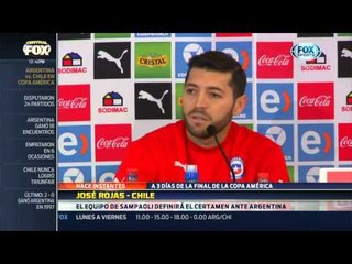 José Rojas: "Jugamos contra una de las mejores selecciones del mundo"