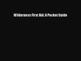 Read Wilderness First Aid: A Pocket Guide Ebook Free