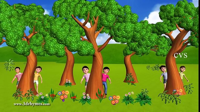 Ten Little Indians - 3D Animation English Nursery rhyme song for children with lyrics