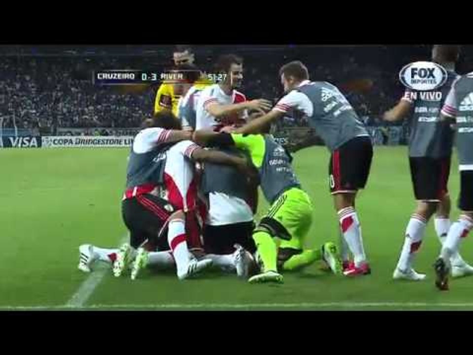 Libertadores: Teo anota el tercero ante Cruzeiro
