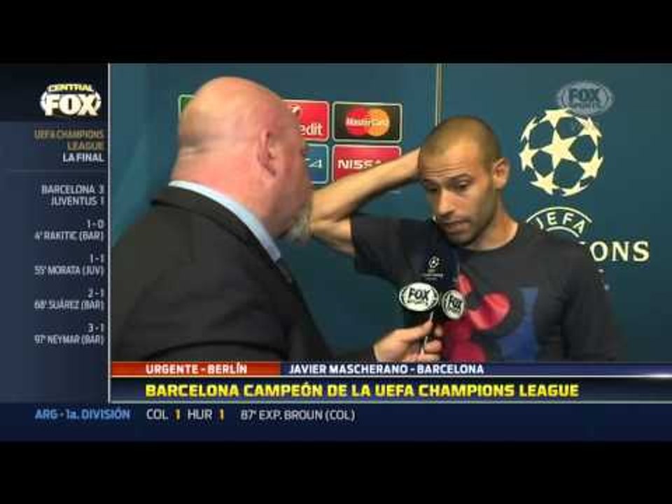 Las palabras de Mascherano